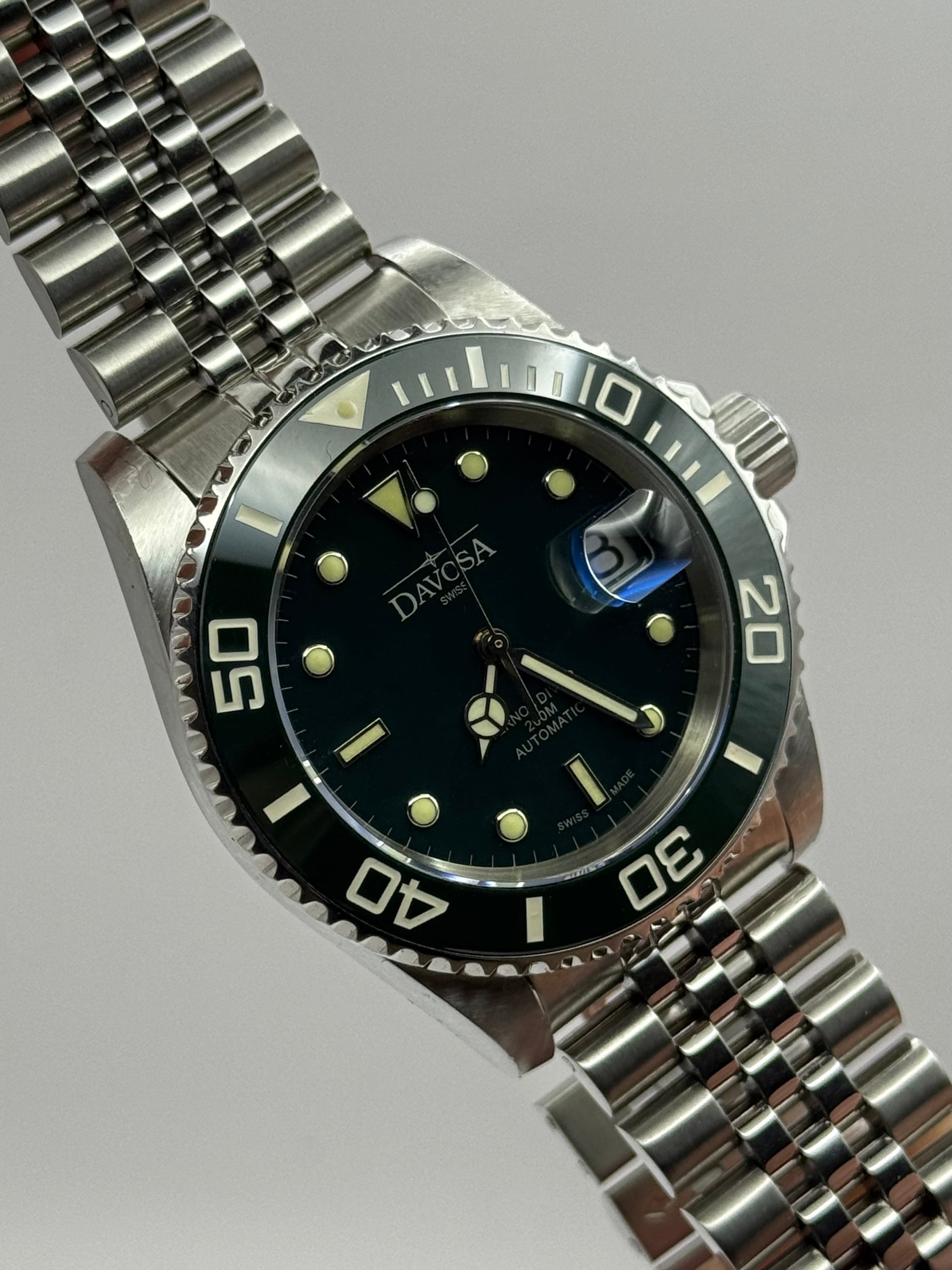 Davosa ternos automatic 161.555.70 męski zegarek diver 40mm