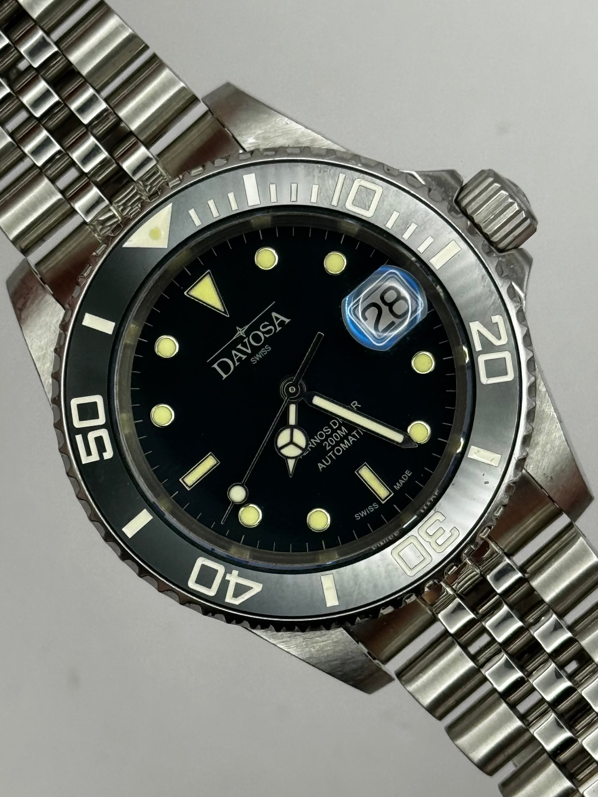 Davosa ternos automatic 161.555.70 męski zegarek diver 40mm