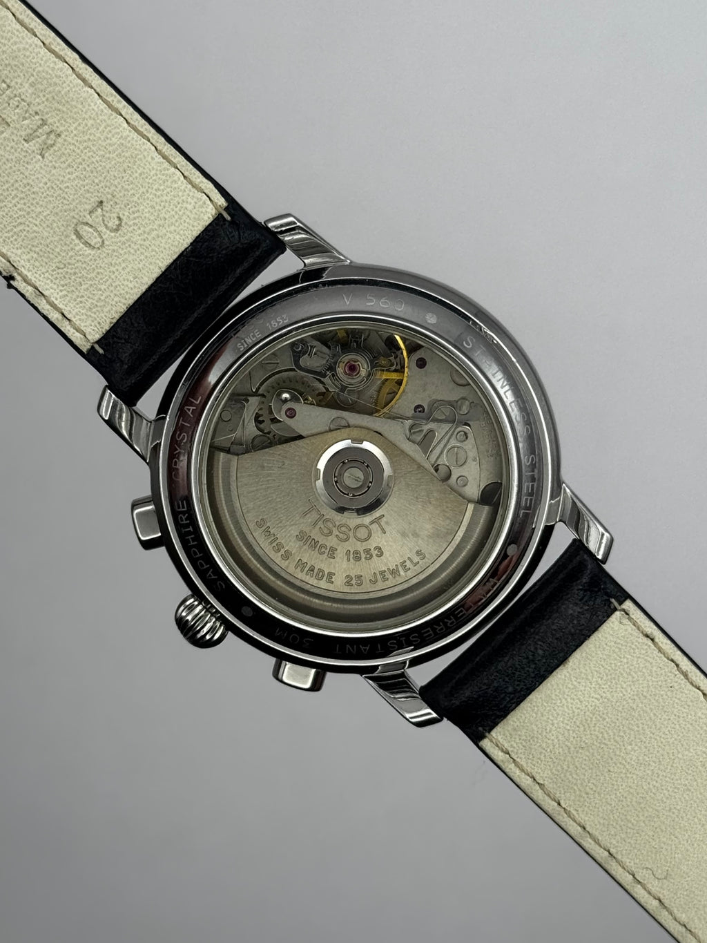 Tissot v560 bridgeport navy chrono dial automatic 39mm