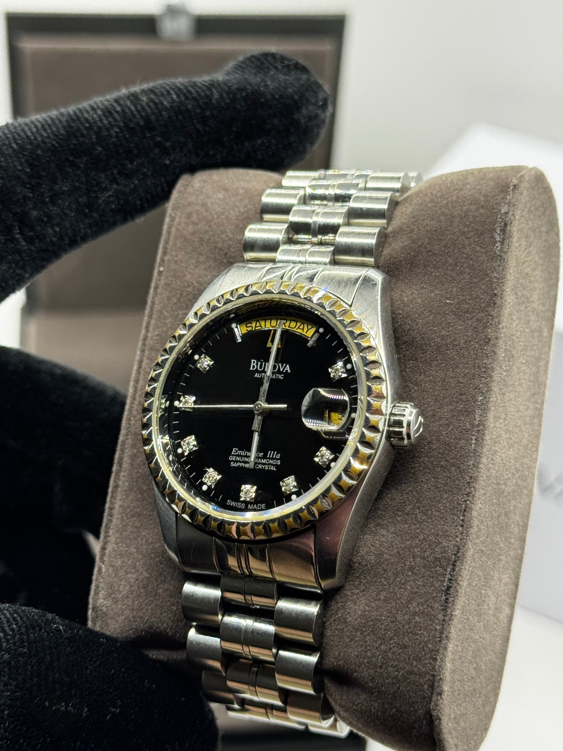 Bulova Daydate Diamond dial President 36MM Vintage