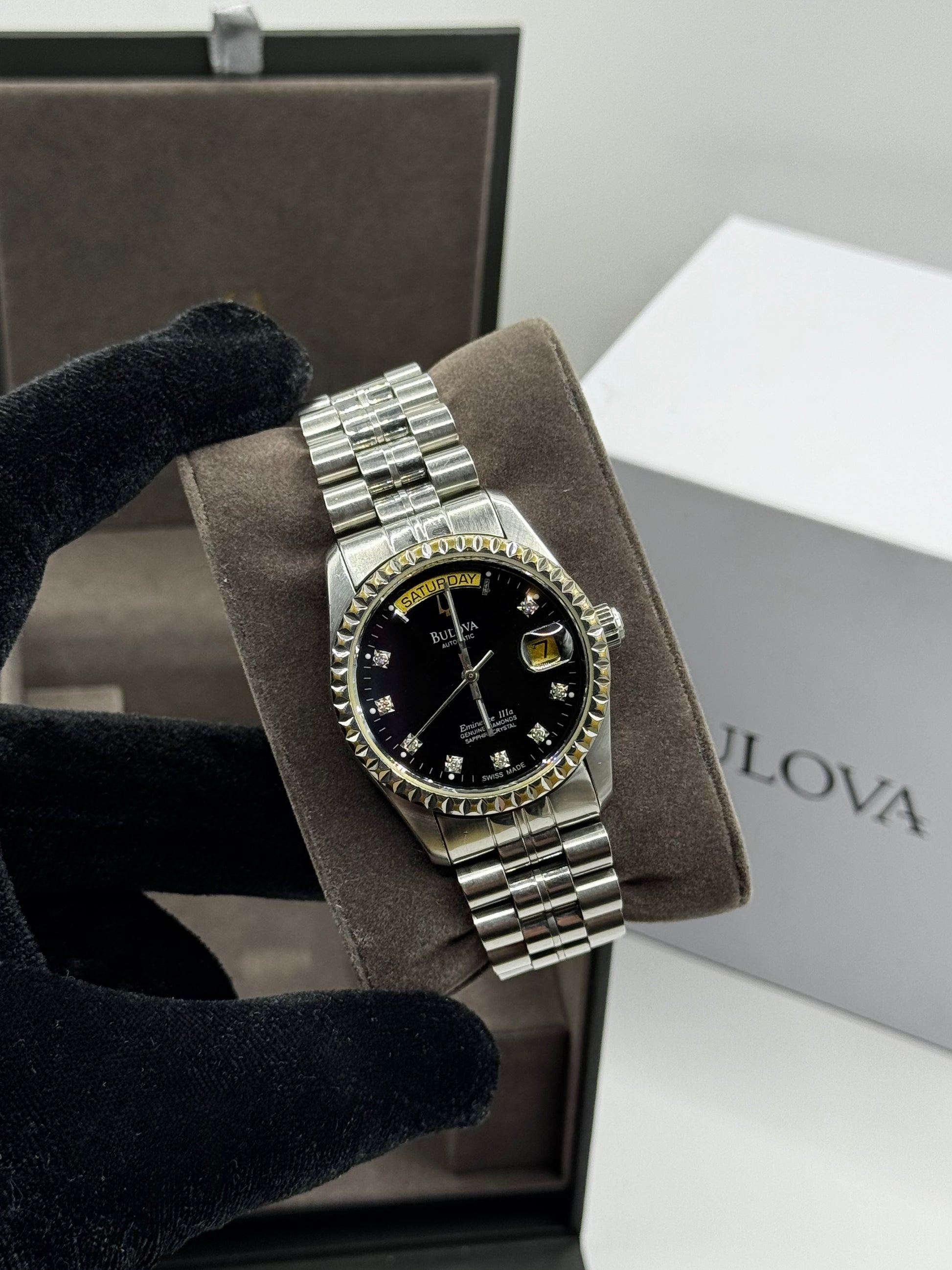Bulova Daydate Diamond dial President 36MM Vintage