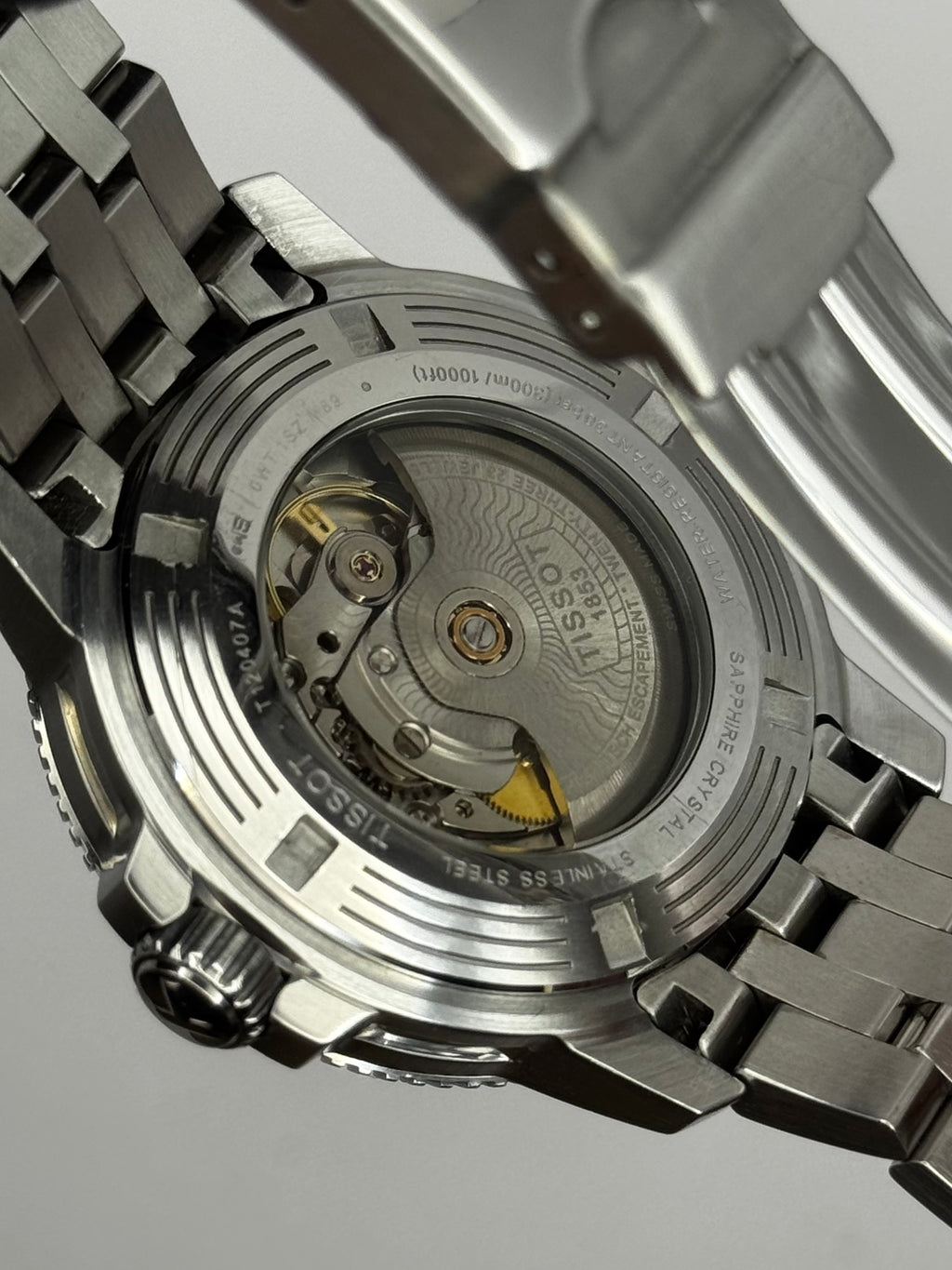 Tissot seastar 1000 powermatic 80 męski zegarek diver full set