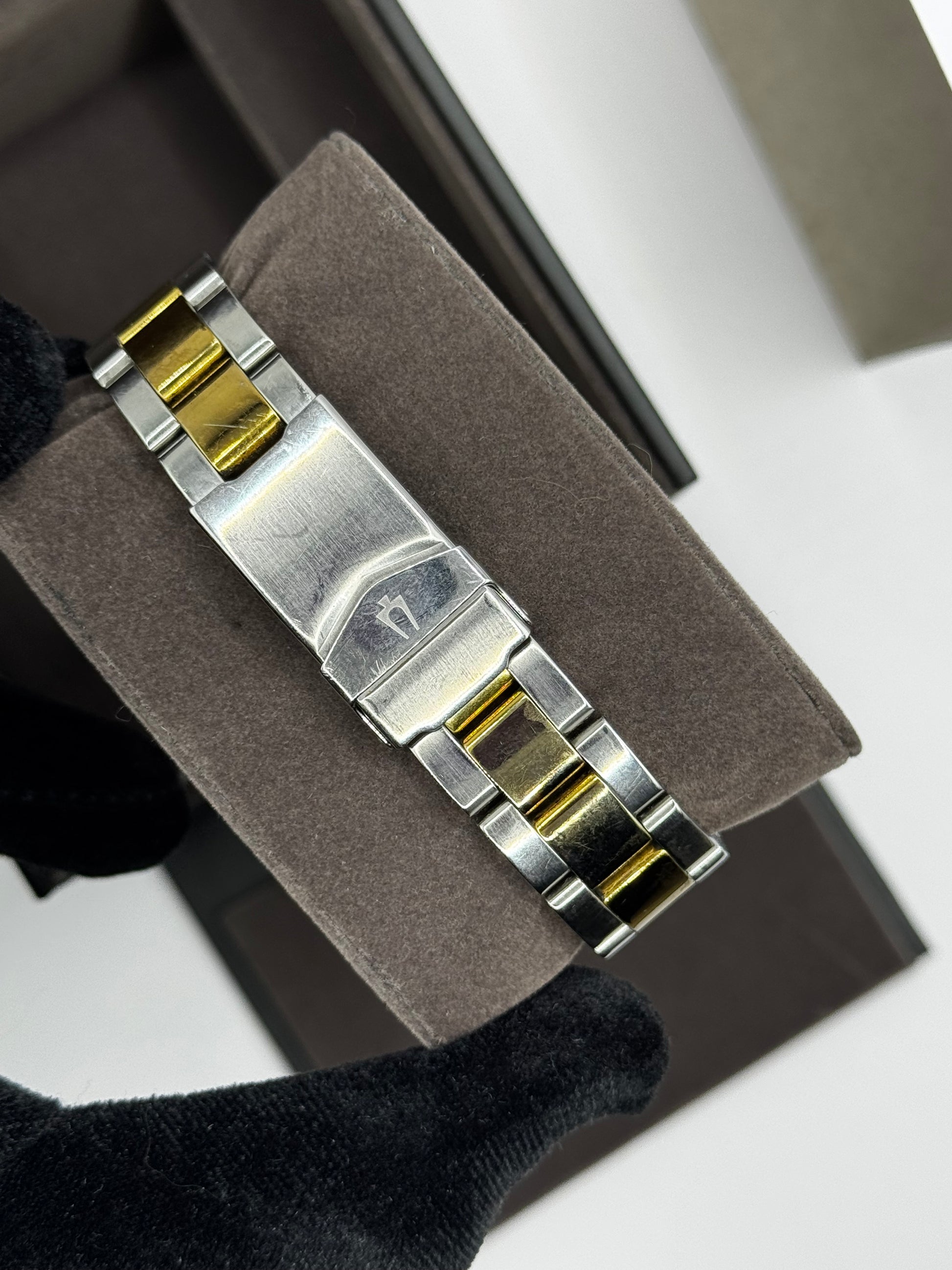 Bulova Daydate Diamond Dial Two Tone Quartz Vintage