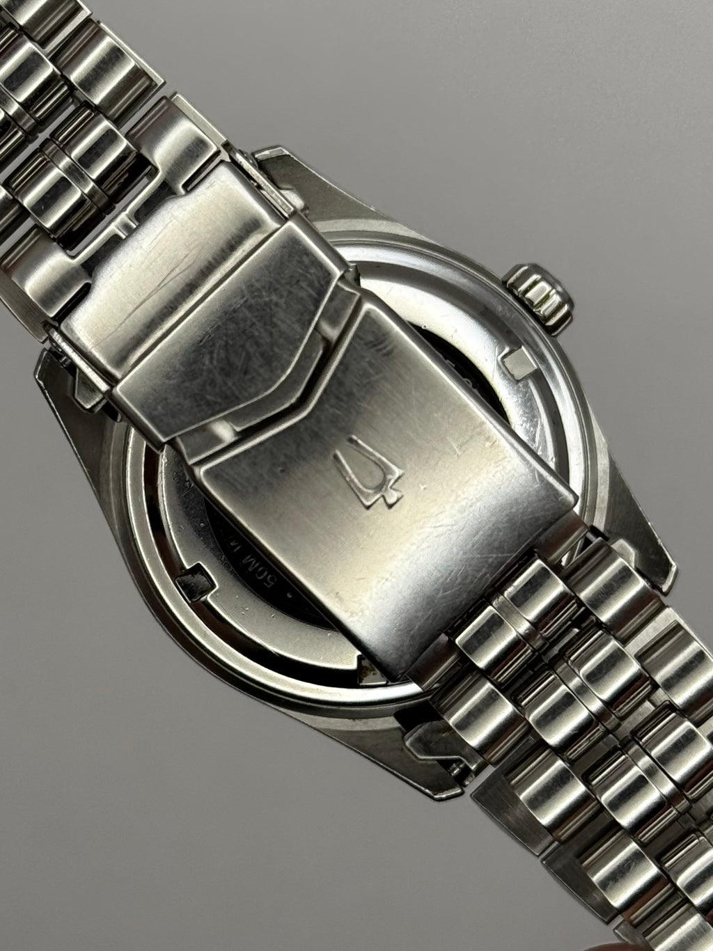 Bulova daydate diamond white dial 36 president steel rare