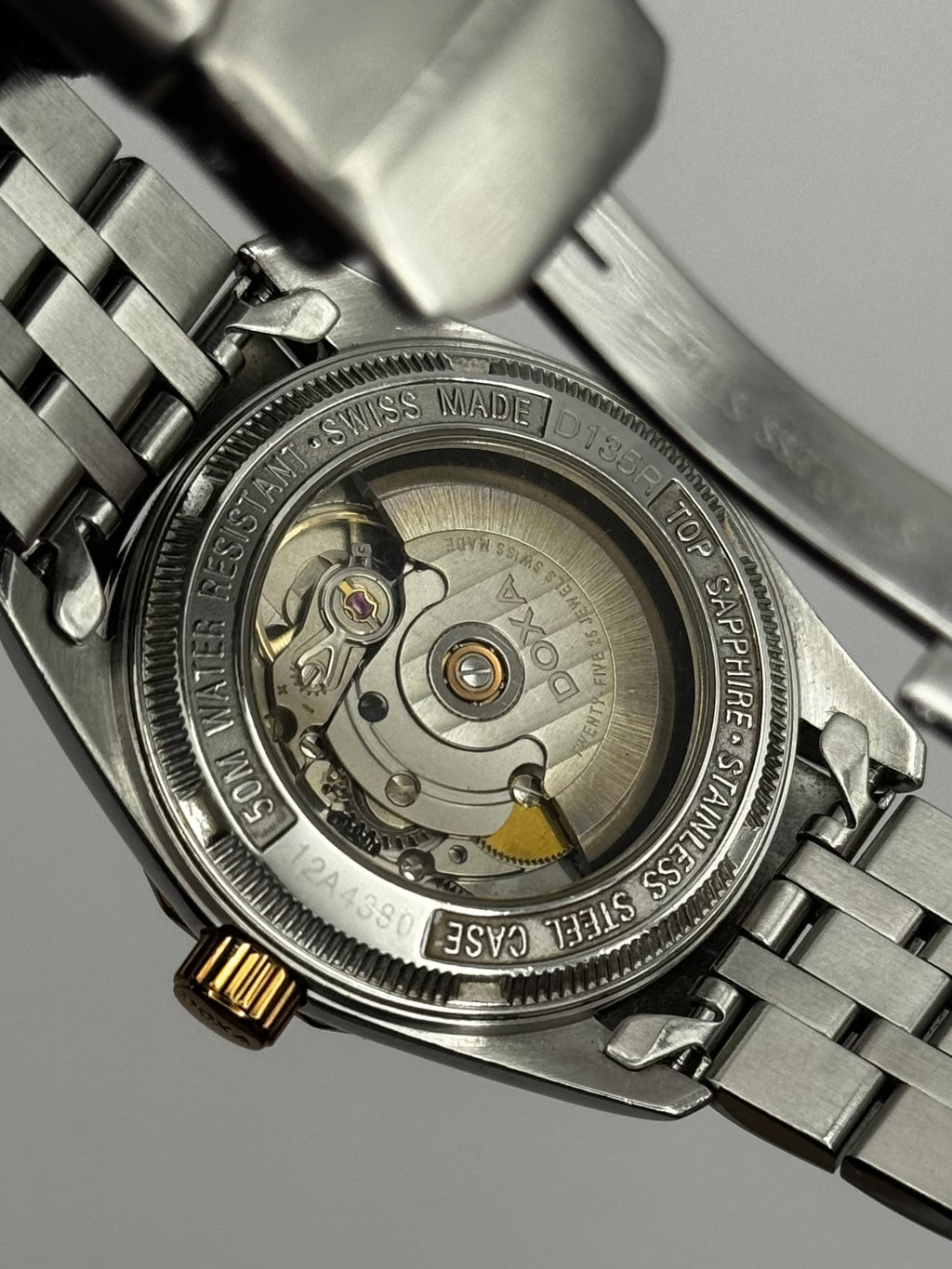 Doxa Noble Daydate Diamond Dial Two tone 36mm automatic rose gold/steel