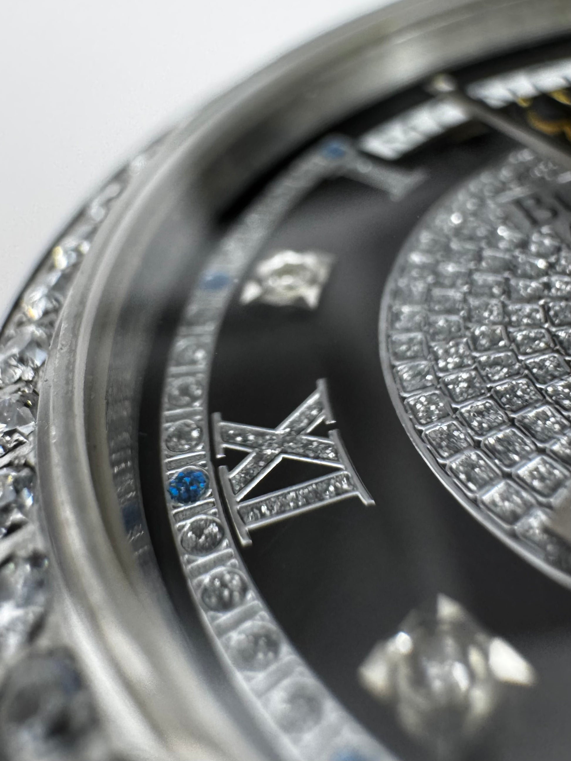 Bulova daydate 36mm iced out diamond dial president Bracelet rare