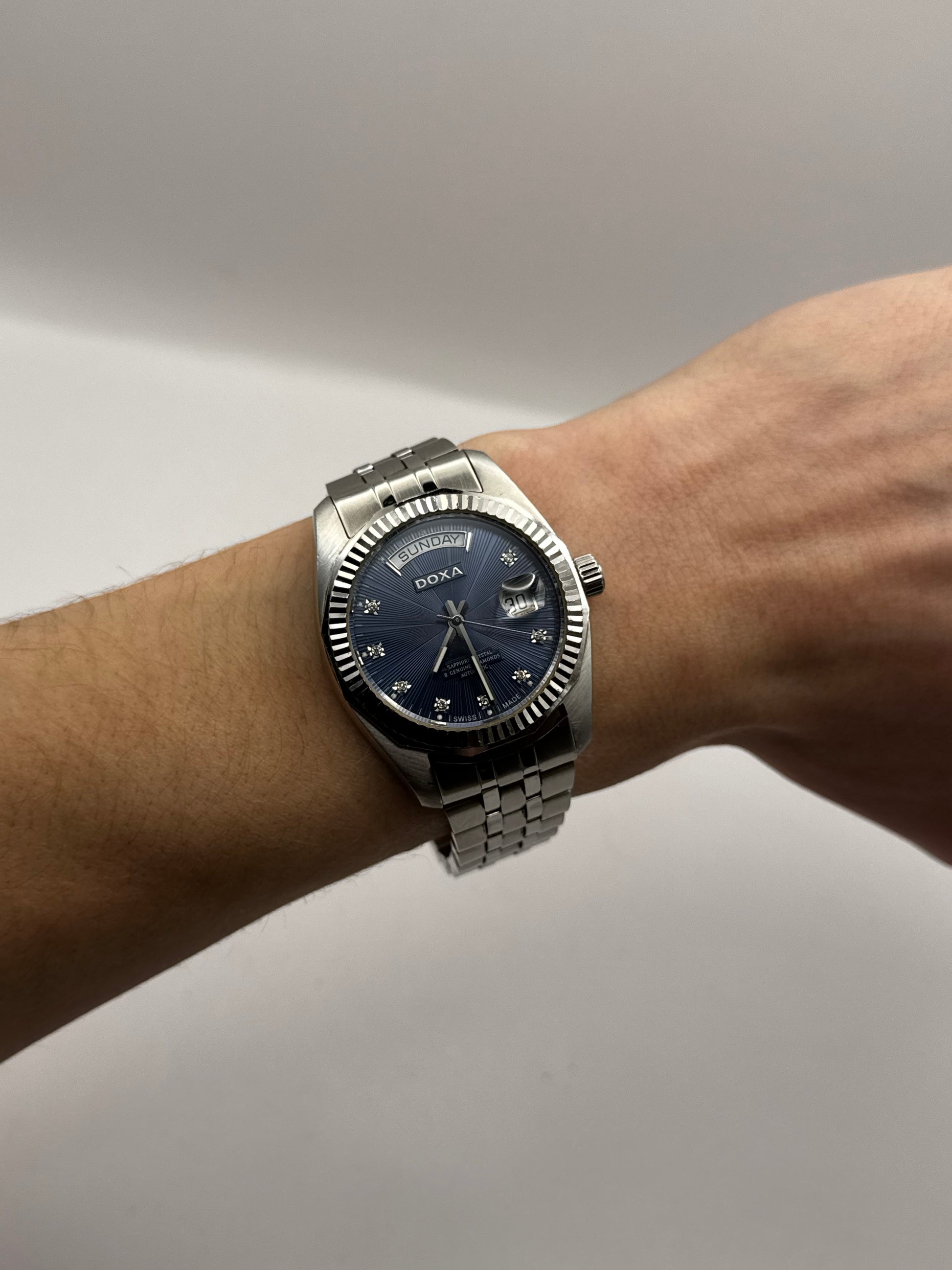 Doxa Noble Daydate Diamond dial 41mm Rare