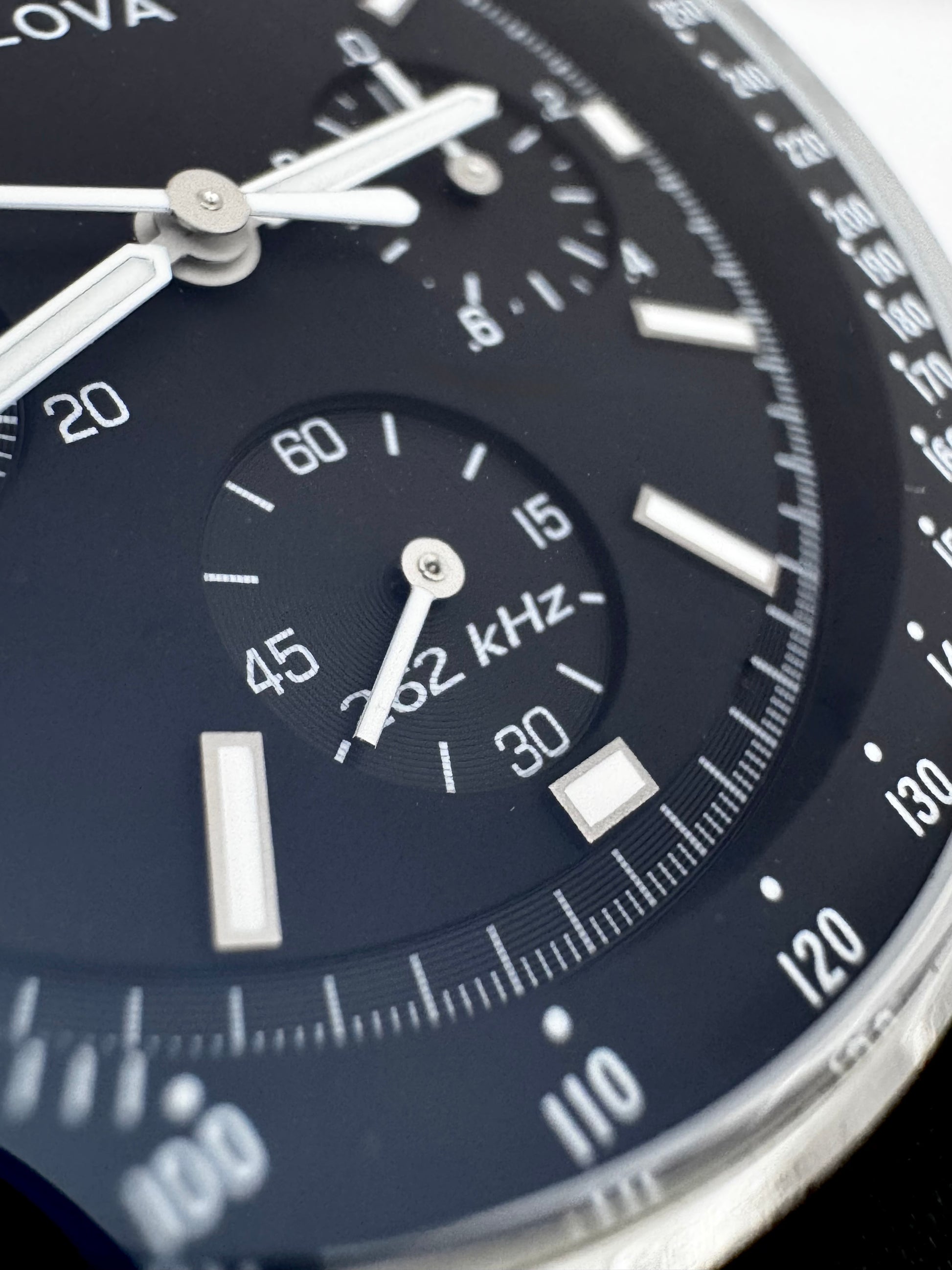Bulova Lunar Pilot 96A225
Chronograf • 262 kHz • Apollo 15 45MM męski zegarek