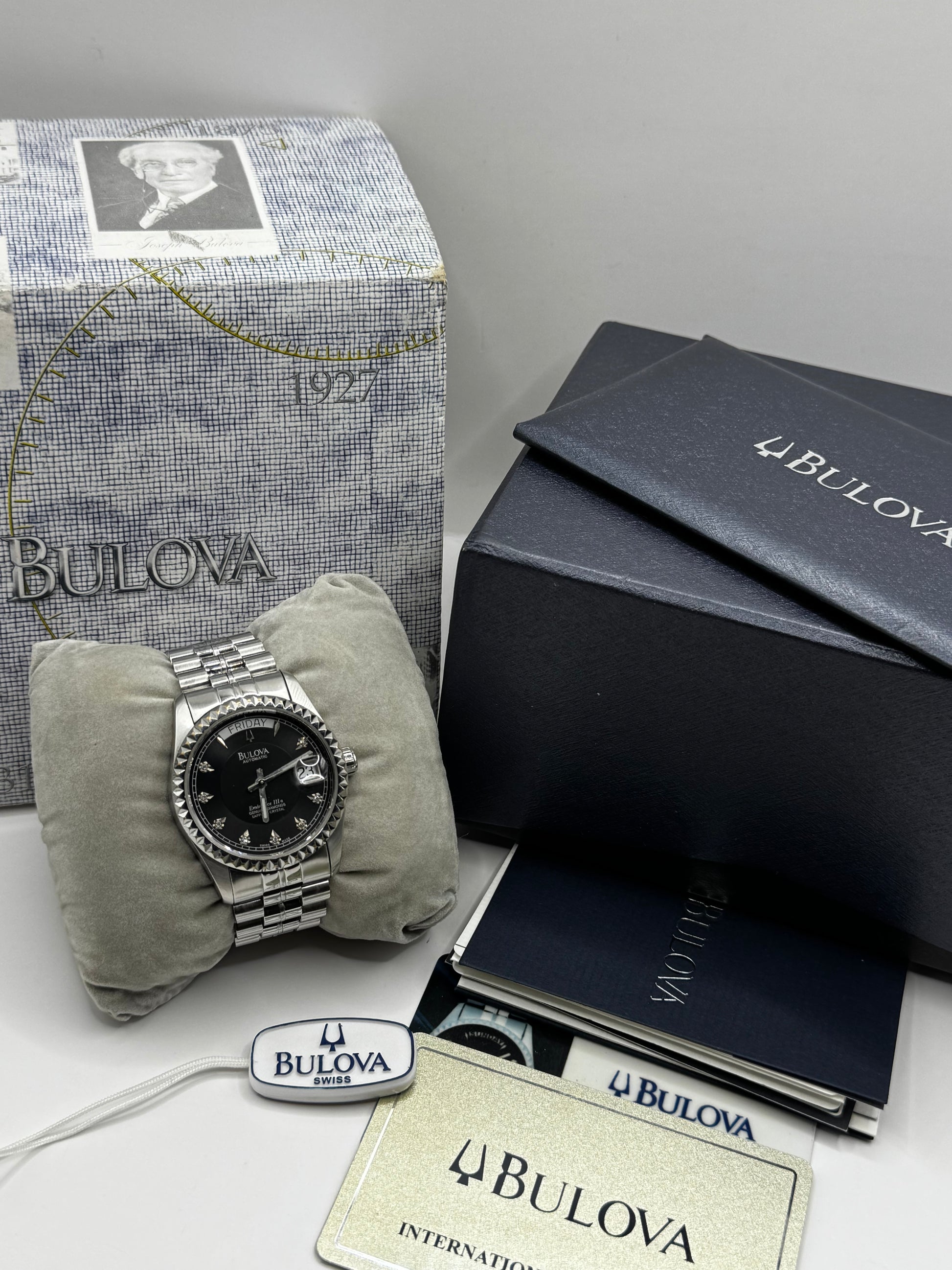 Bulova Daydate Diamond Dial president 36MM Full set