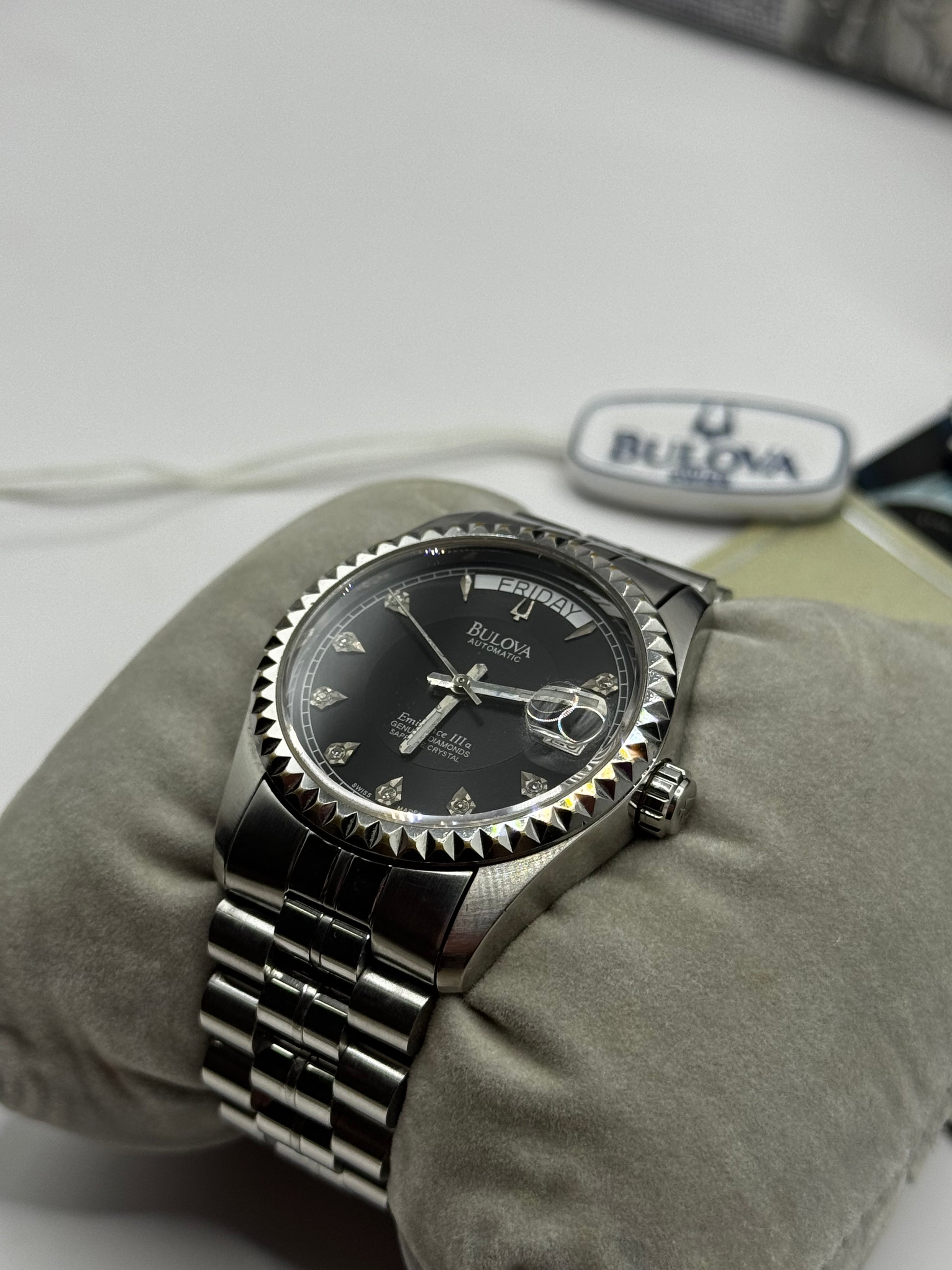 Bulova Daydate Diamond Dial president 36MM Full set