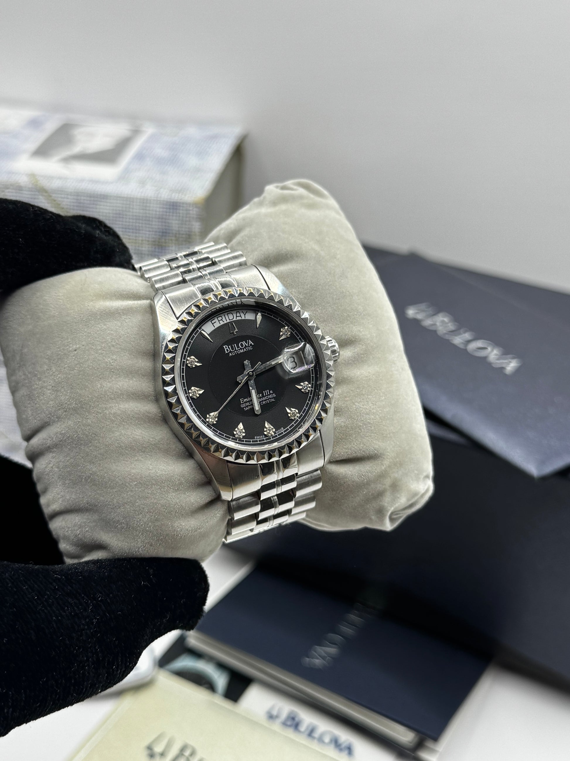 Bulova Daydate Diamond Dial president 36MM Full set