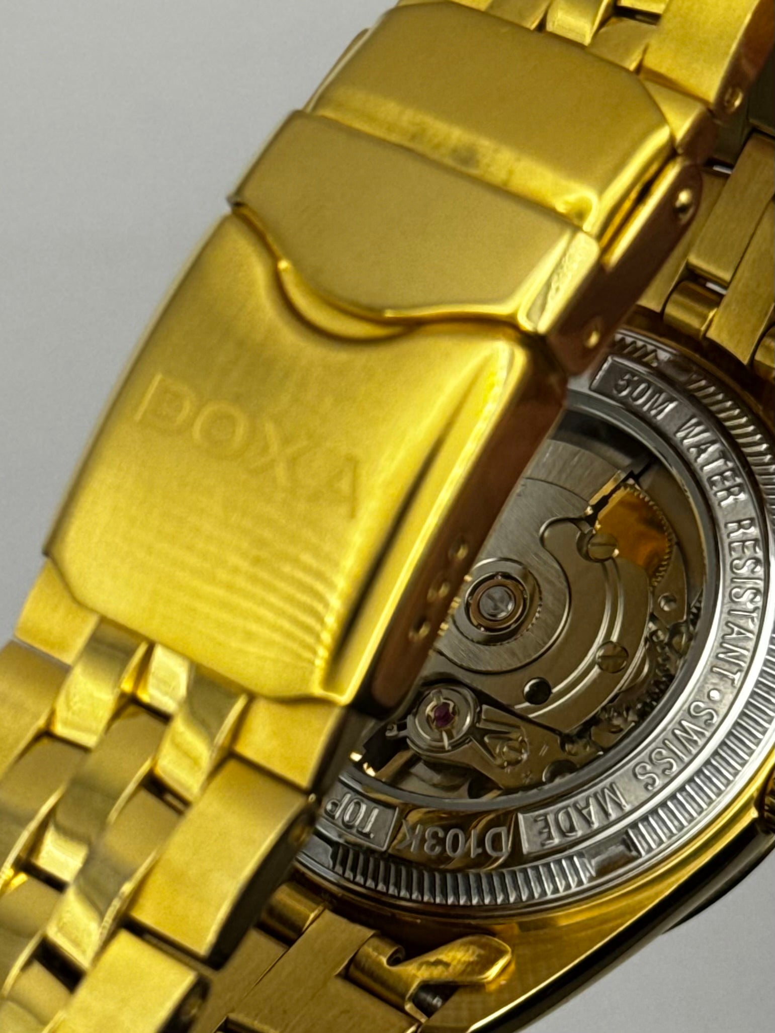Doxa Noble Daydate Diamond Dial Rare Automat złoty