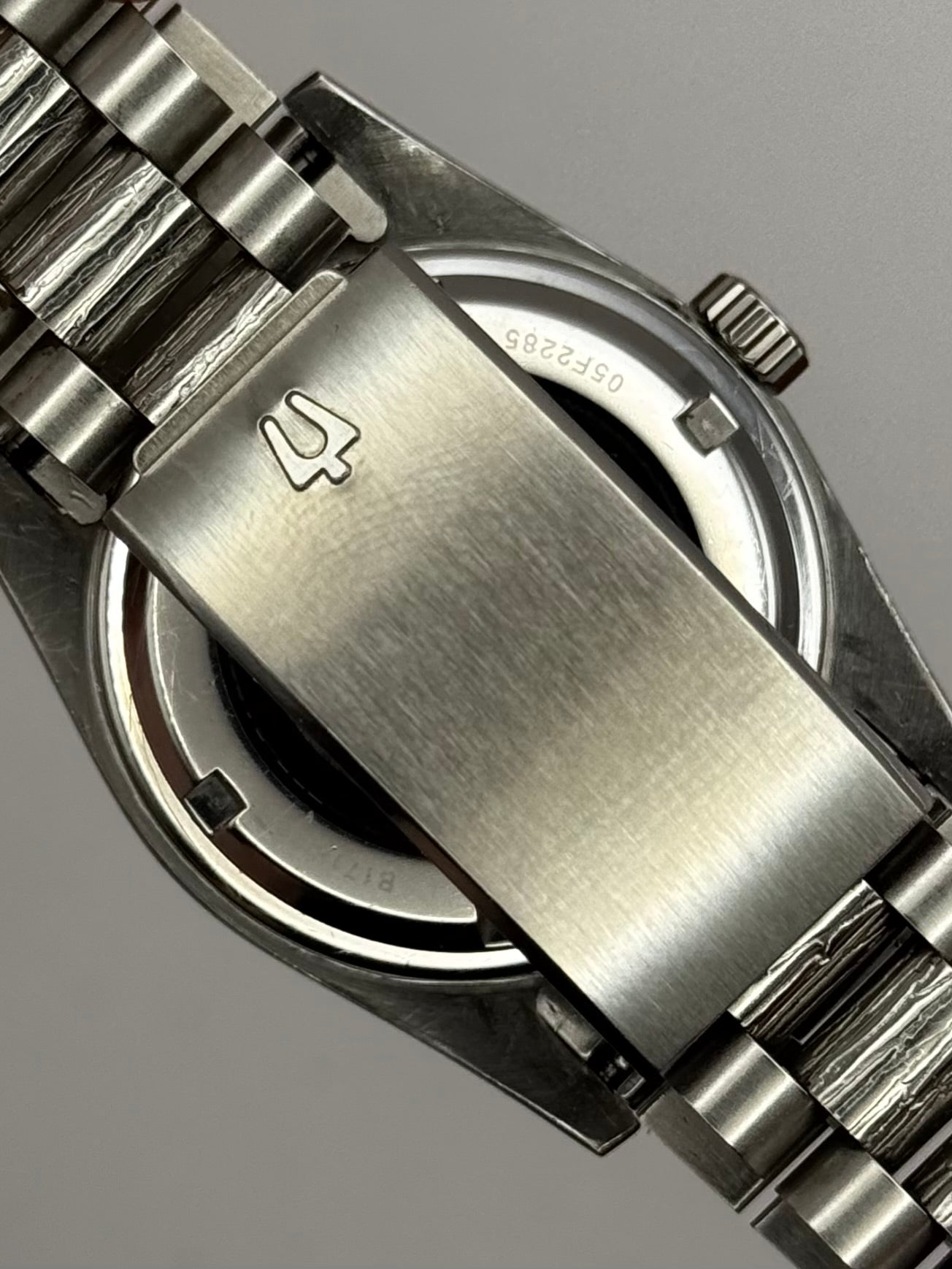 Bulova daydate 36mm iced out diamond dial president Bracelet rare