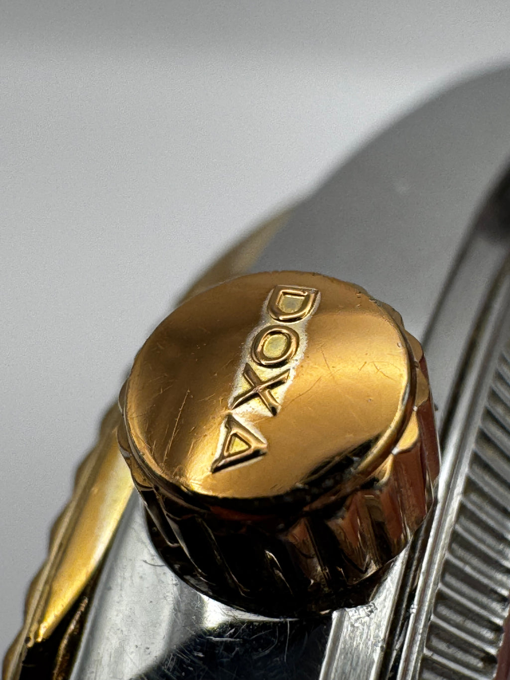 Doxa Noble Daydate Diamond Dial Two tone 36mm automatic rose gold/steel