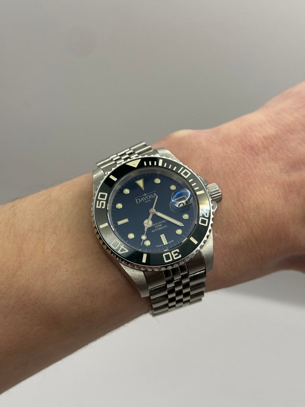 Davosa ternos automatic 161.555.70 męski zegarek diver 40mm