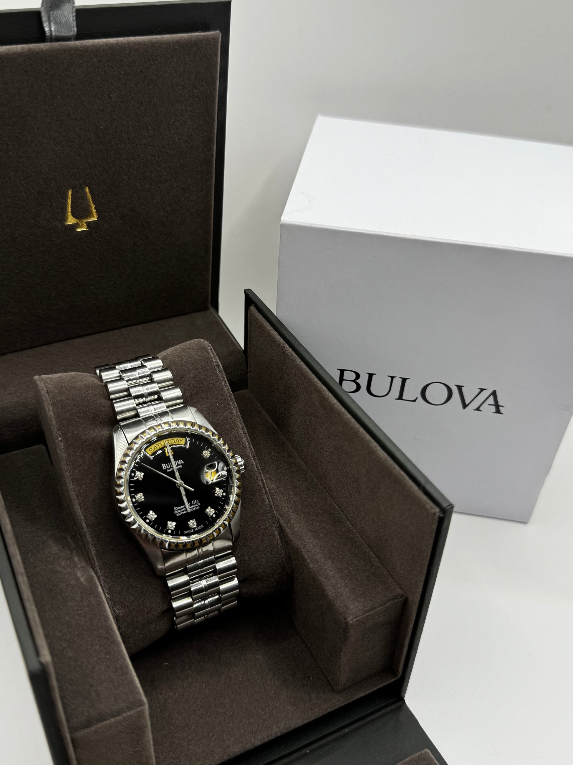 Bulova Daydate Diamond dial President 36MM Vintage