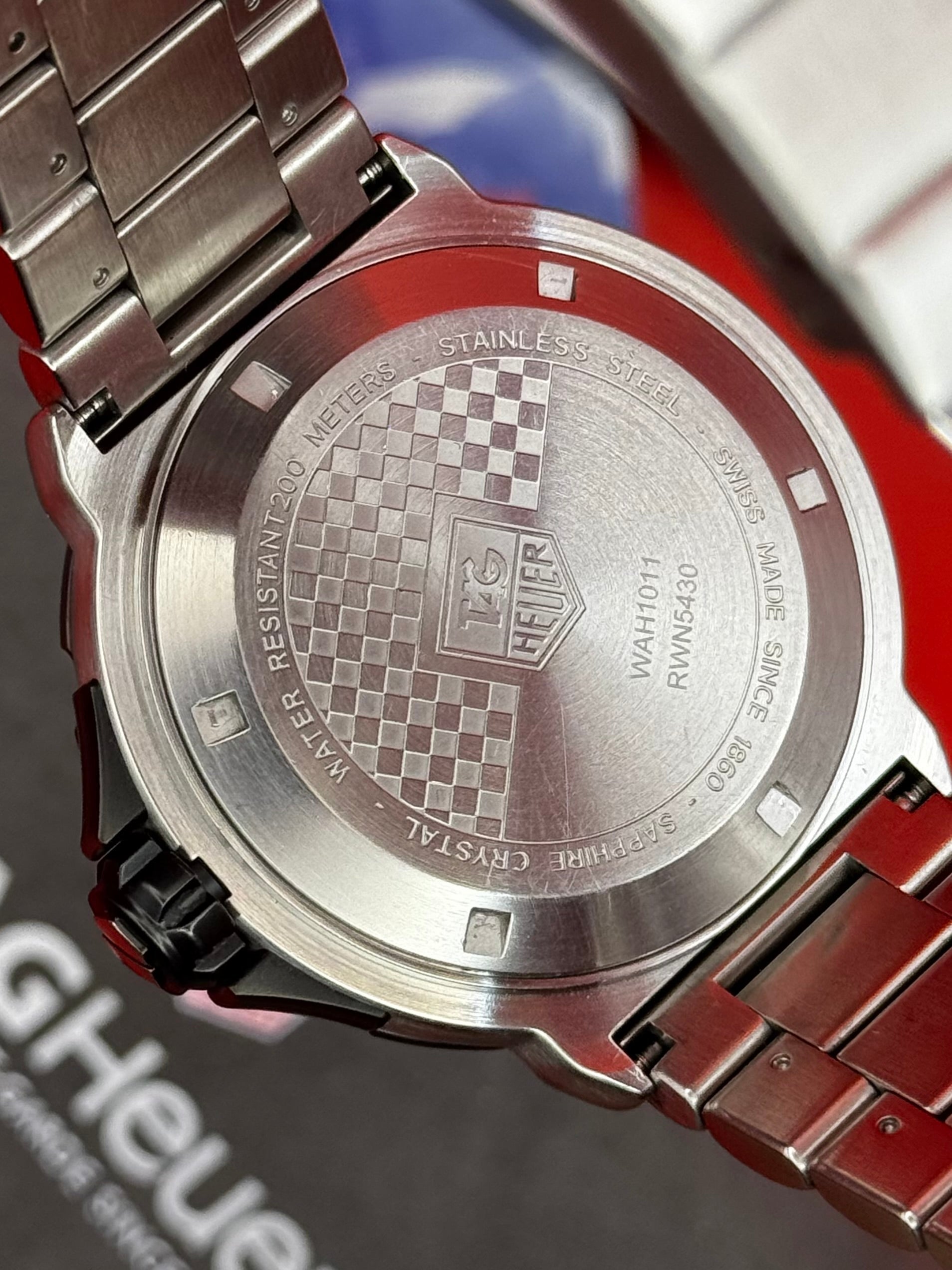 Tag heuer WAH1011 Szwajcarski Oryginalny Męski Zegarek