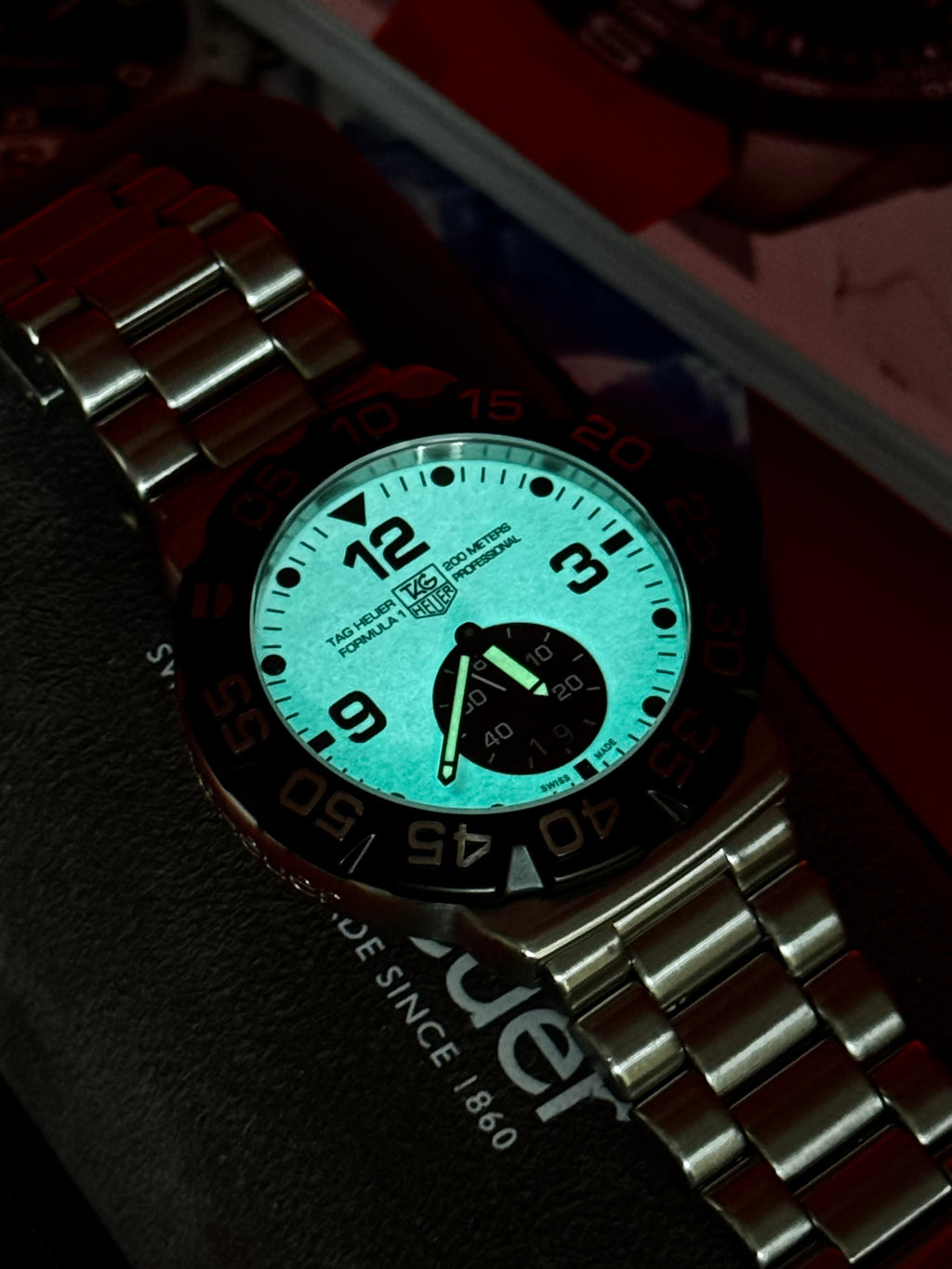 Tag heuer WAH1011 Szwajcarski Oryginalny Męski Zegarek